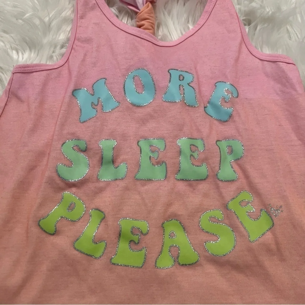 Justice Sleep Tank Top More Sleep Please
